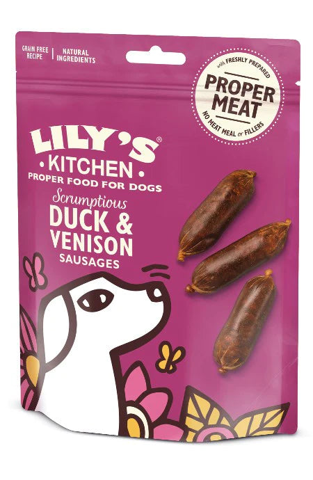 LILY'S KITCHEN SALSICCE ANATRA E CERVO 70 GR