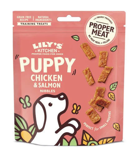 LILY'S KITCHEN PREMIETTI PUPPY POLLO E SALMONE 70 GR