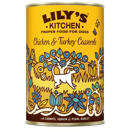 LILY'S KITCHEN POLLO E TACCHINO IN CASSERUOLA 400 GR