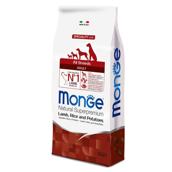 MONGE ALL BREED ADULT 12 KG AGNELLO
