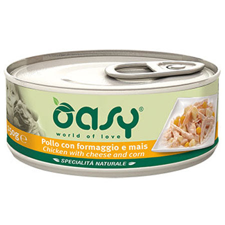 OASY NATURALE POLLO CON FORMAGGIO 150GR