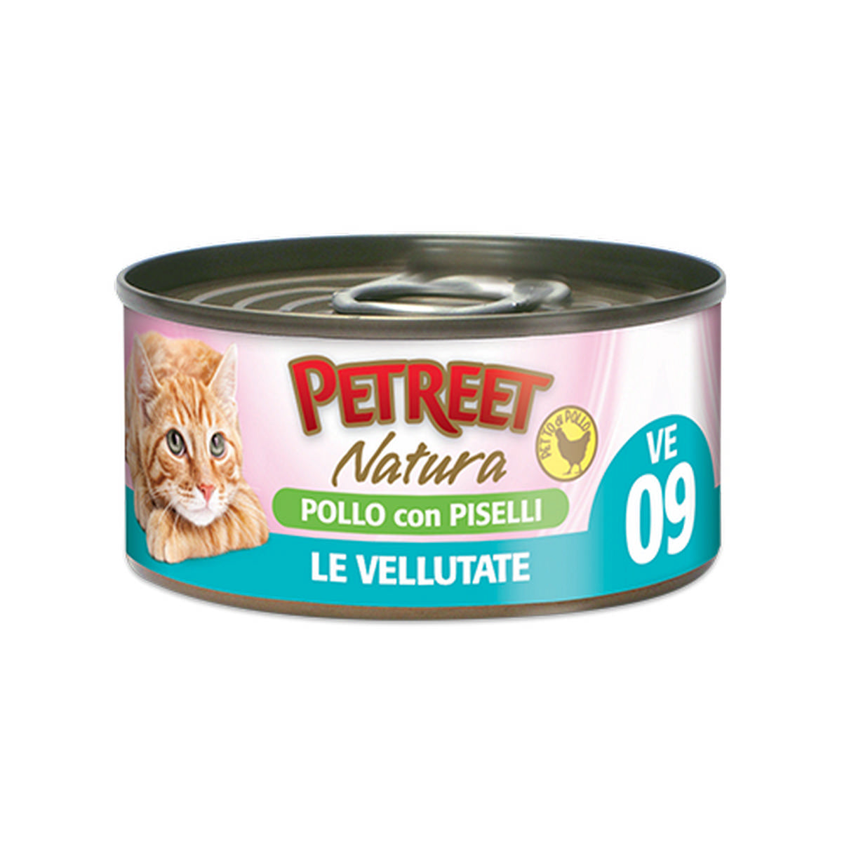 PETREET NATURA VELLUTATE POLLO CON PISELLI 70GR