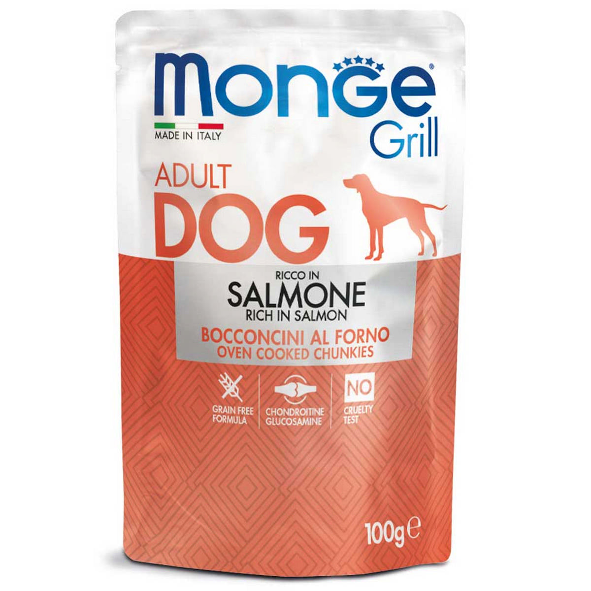 MONGE GRILL DOG SALMONE 100 GR