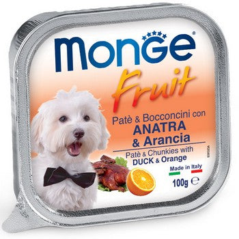 MONGE FRESH ANATRA E ARANCIA 100 GR