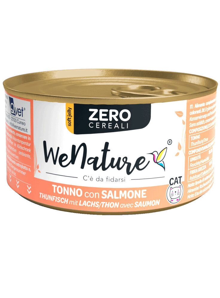 WENATURE CAT TONNO E SALMONE 85 GR