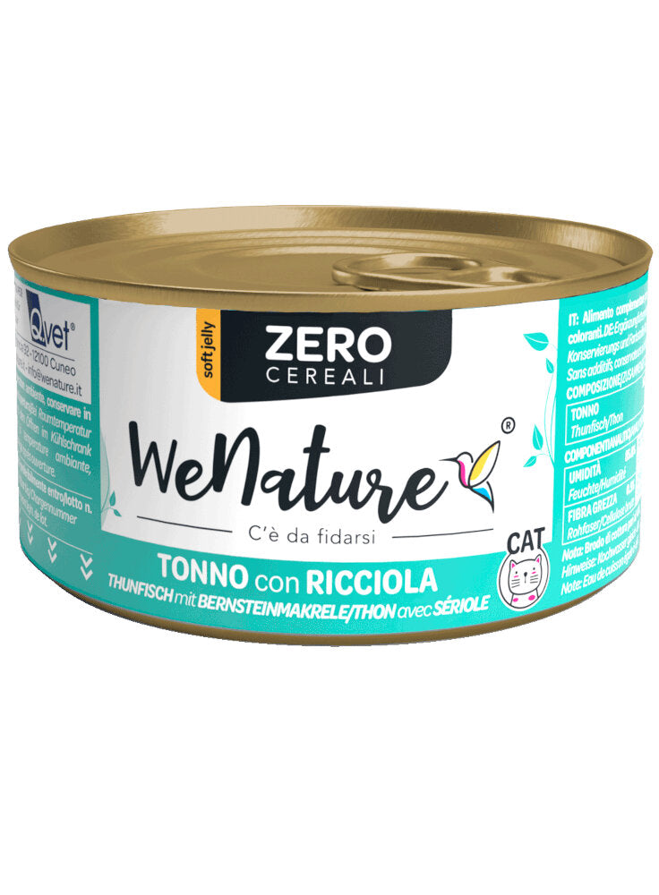 WENATURE CAT TONNO E RICCIOLA 85 GR