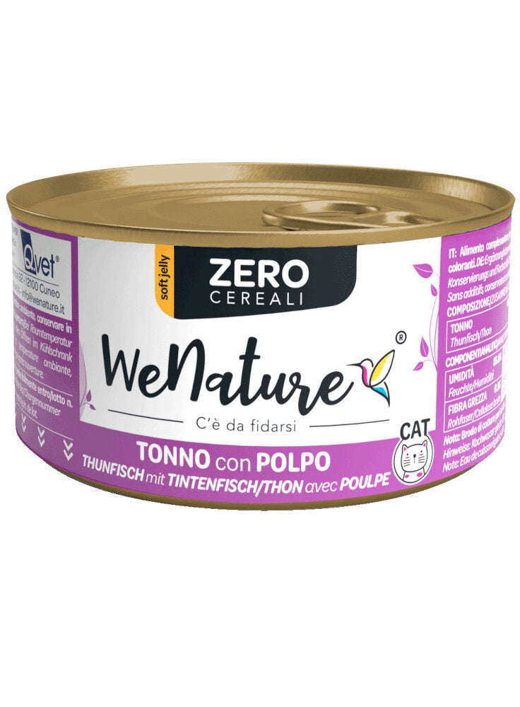 WENATURE CAT TONNO E POLPO 85 GR