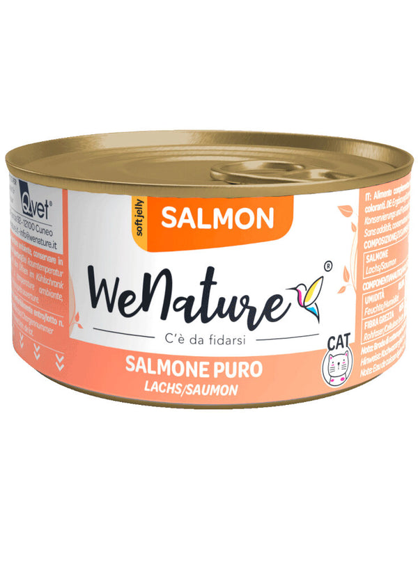 WENATURE CAT SALMONE PURO 85 GR