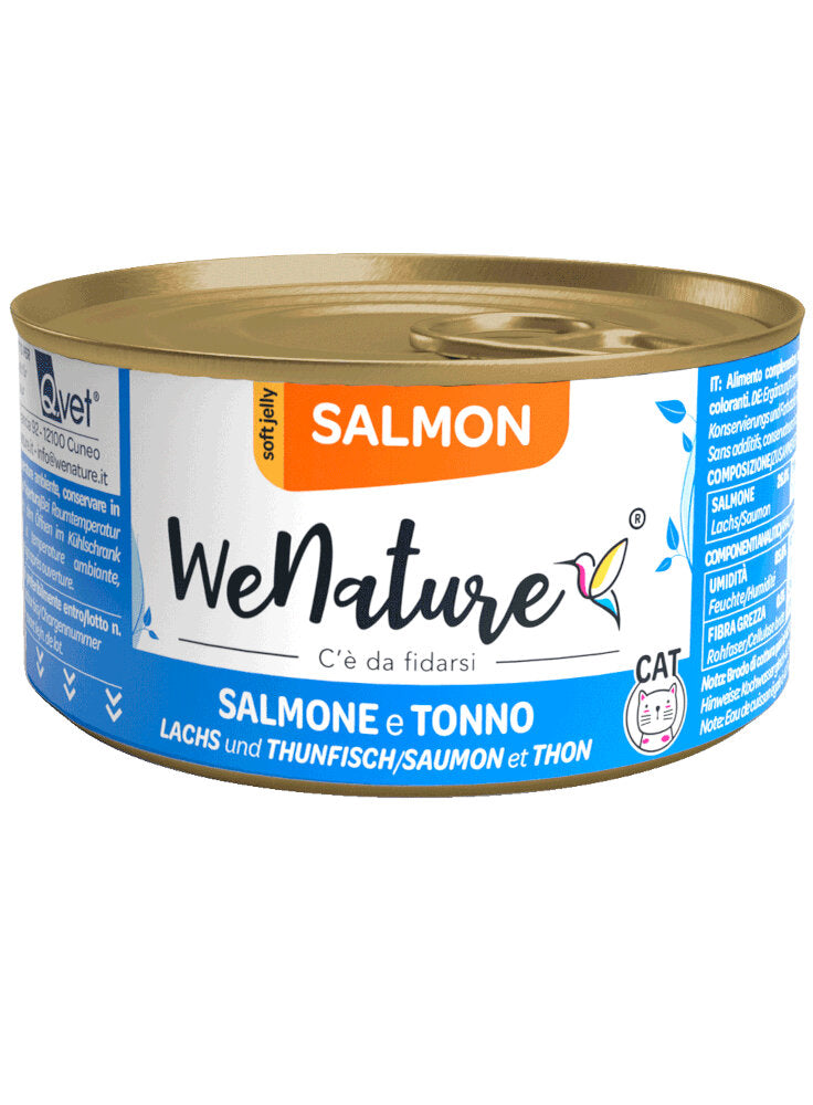 WENATURE CAT SALMONE E TONNO 85 GR