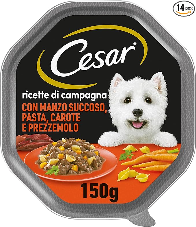 CESAR RICETTE DI CAMPAGNA MANZO PASTA E CAROTE 150GR