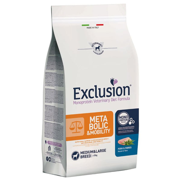 EXCLUSION DIET METABOLIC & MOBILITY MAIALE E FIBRE MEDIUM/LARGE 2 KG