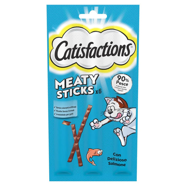 CATISFACTION MEATY STICKS SALMONE