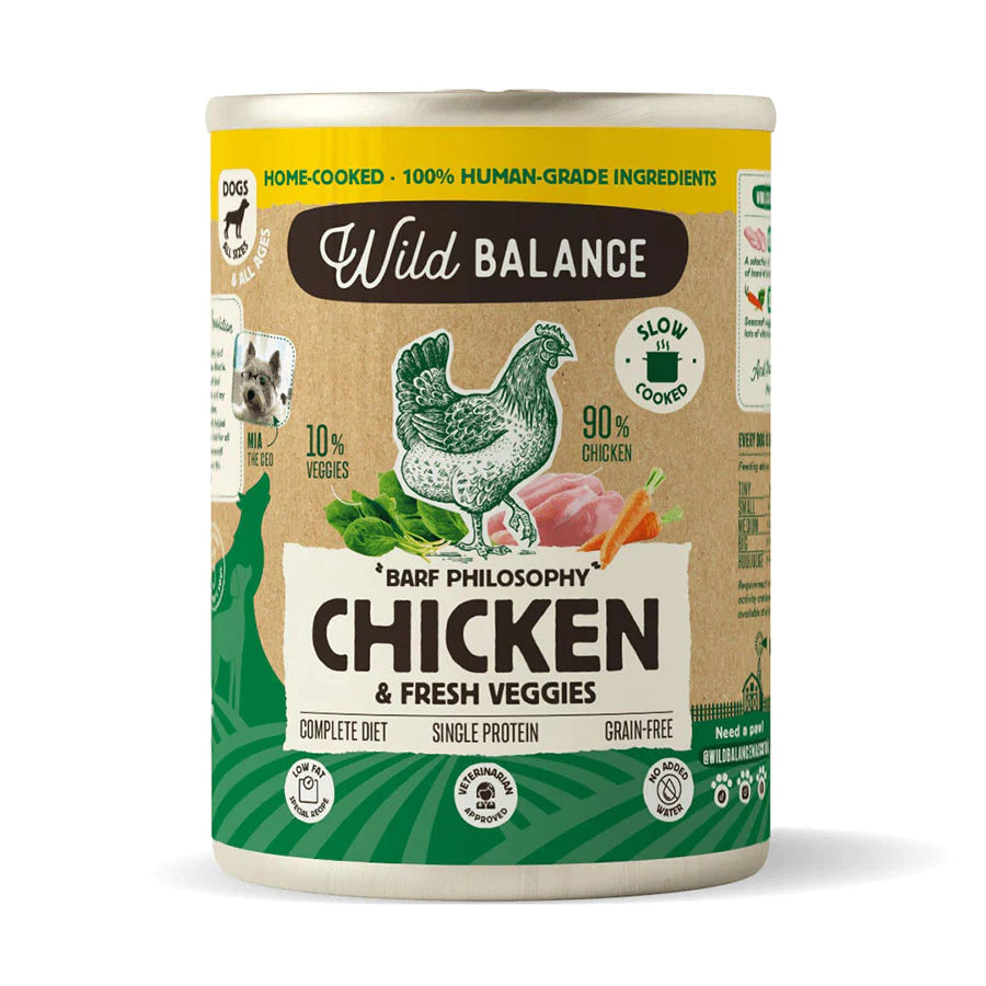 WILD BALANCE CANE UMIDO POLLO 400 GR