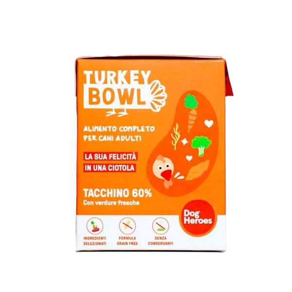 DOG HEORS TURKEY BOWL 390 GR