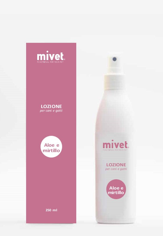 MIVET LOZIONE ALOE E MIRTILLO 250 ML