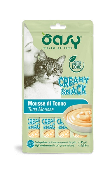 OASY SNACK CREMOSI TONNO 4X15 GR