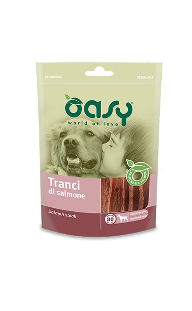 OASY SNACK TRANCI DI SALMONE 100 GR