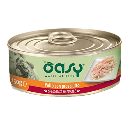 OASY NATURALE CANE POLLO CON PROSCIUTTO 150GR