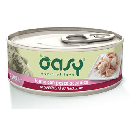 OASY NATURALE CANE TONNO CON PESCE OCEANICO 150GR