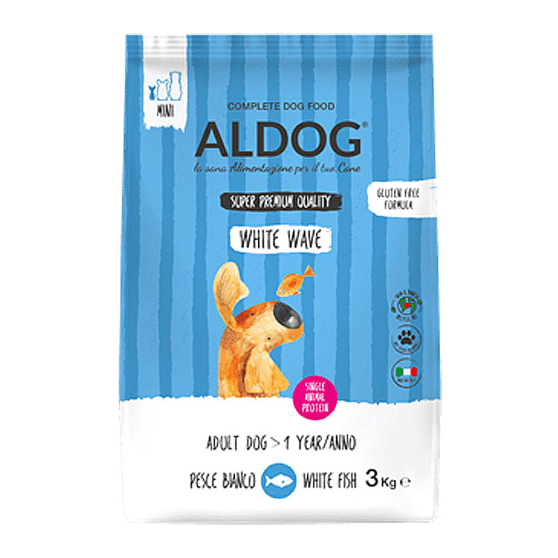 ALDOG ADULT MINI WHITEWAVE PESCE BIANCO 1,5 KG