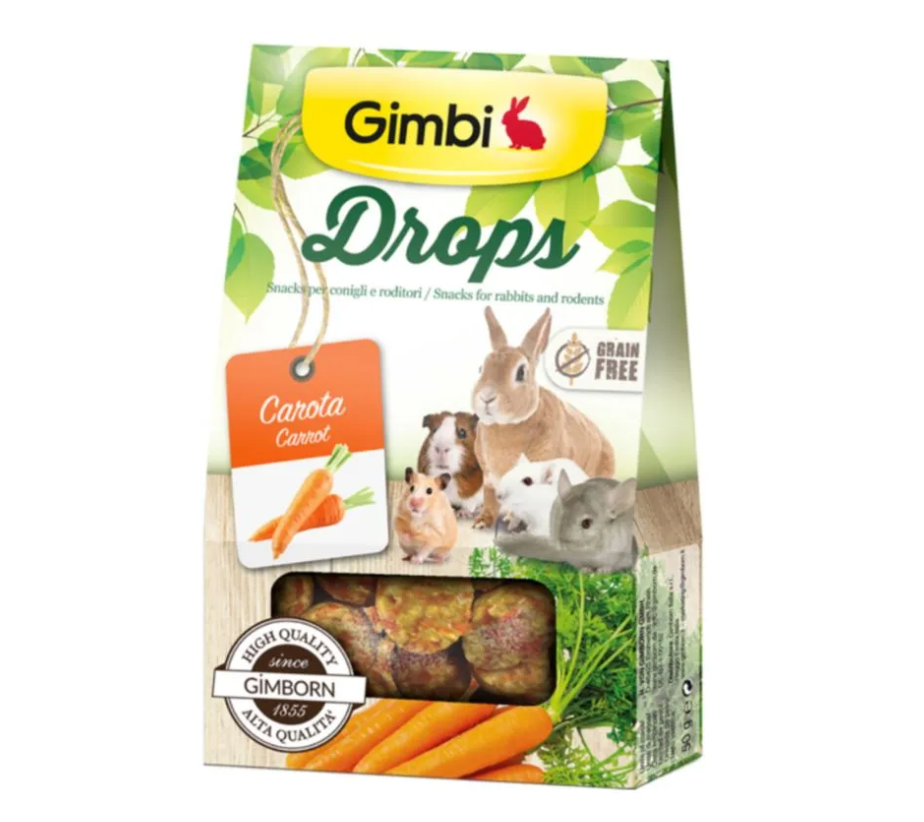 GIMBI DROPS CON CAROTE 50 GR
