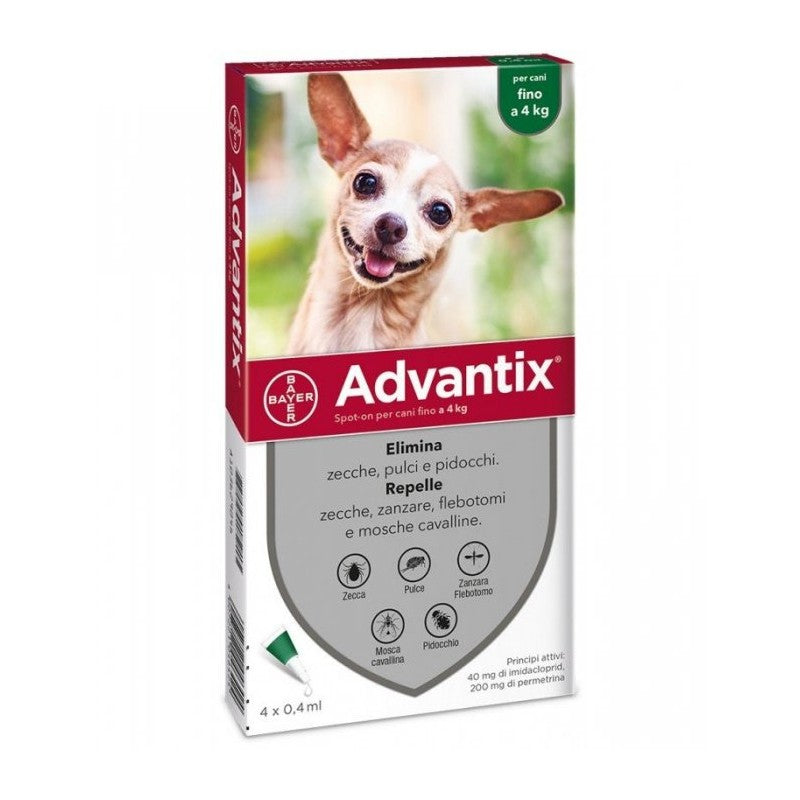 ADVANTIX PER CANI 0-4 KG