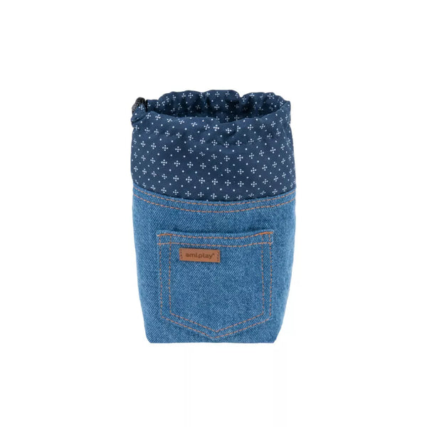 AMIPLAY BORSA PORTA SNACK DENIM JEANS