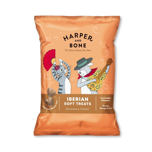 H&B SNACK SOFT CANE E GATTO POLLO E TACCHINO 90 GR