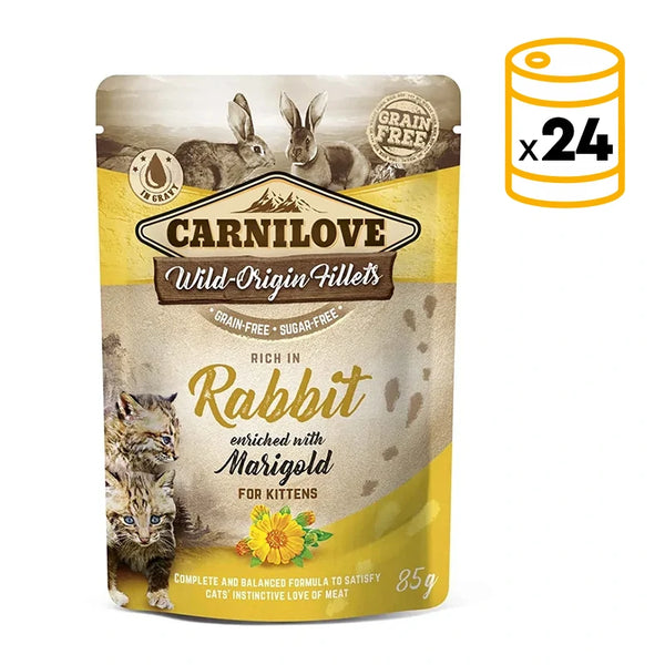 CARNILOVE CAT CONIGLIO CON CALENDULA 85 GR