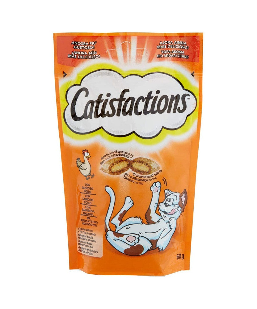 CATISFACTIONS EXTRA CRUNCH FORMAGGIO 60GR