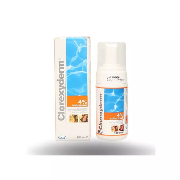 ICF CLOREXYDERM SOLUZIONE 4% DISINFETTANTE  PER CANI E GATTI 200 ML