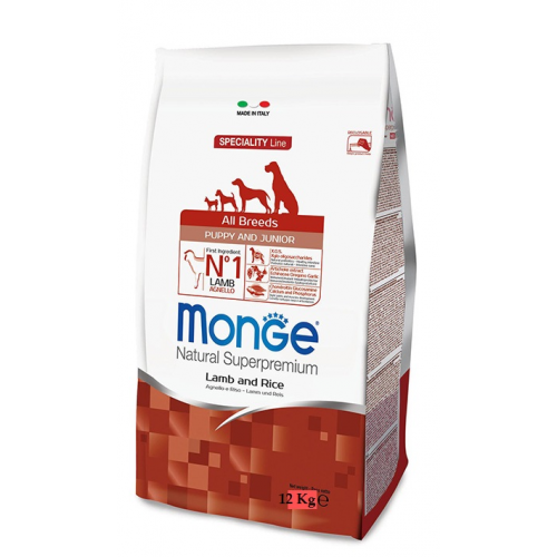 MONGE ALL BREED PUPPY 12 KG AGNELLO