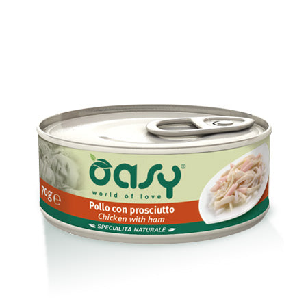 OASY NATURALE POLLO E PROSCIUTTO 150GR