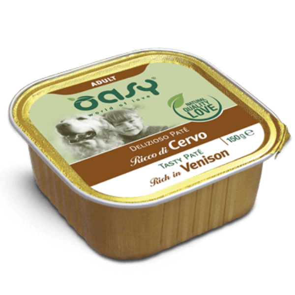 OASY PATE CANE ADULT CERVO 150GR