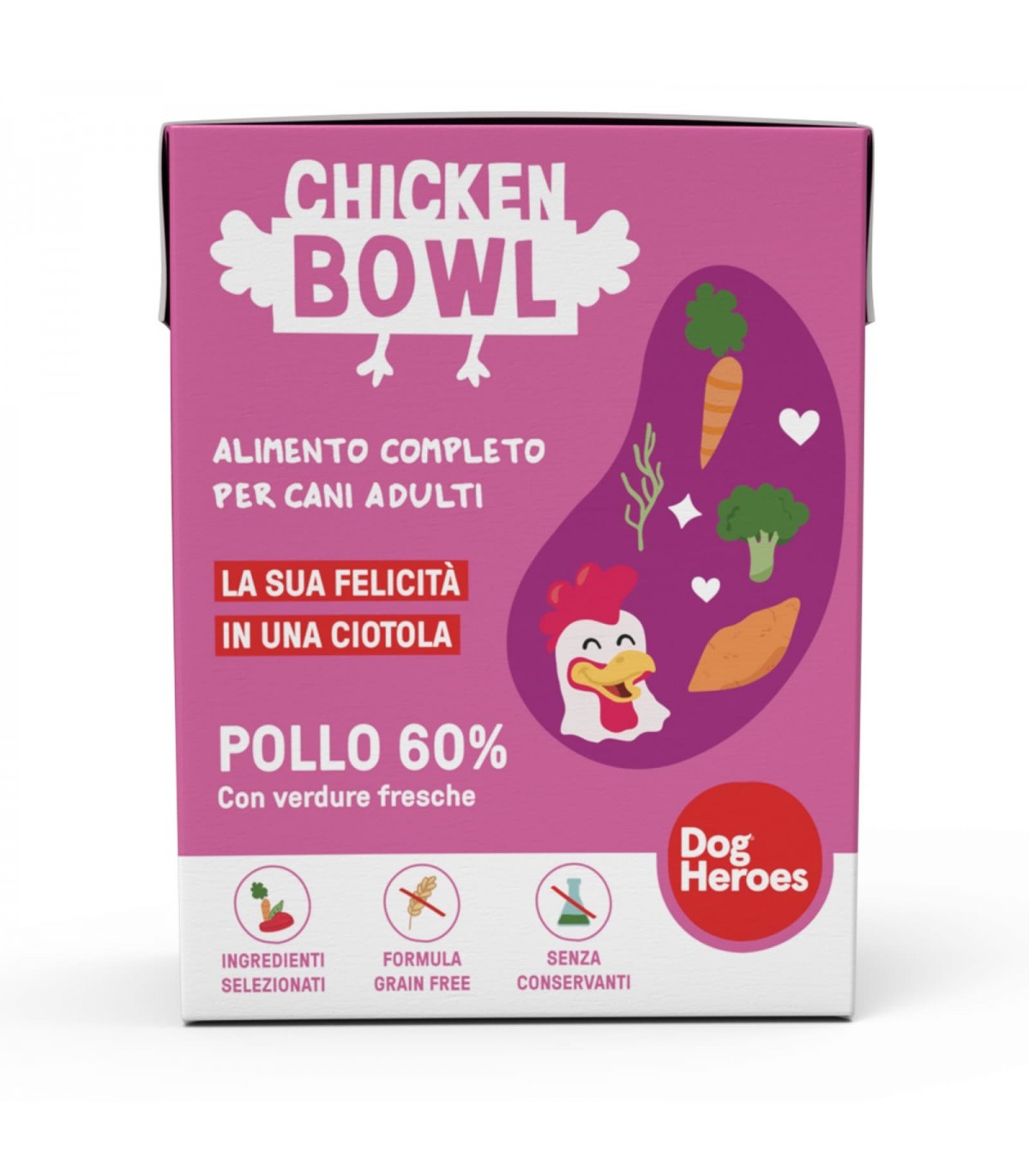 DOG HEORS CHICKEN BOWL 390 GR