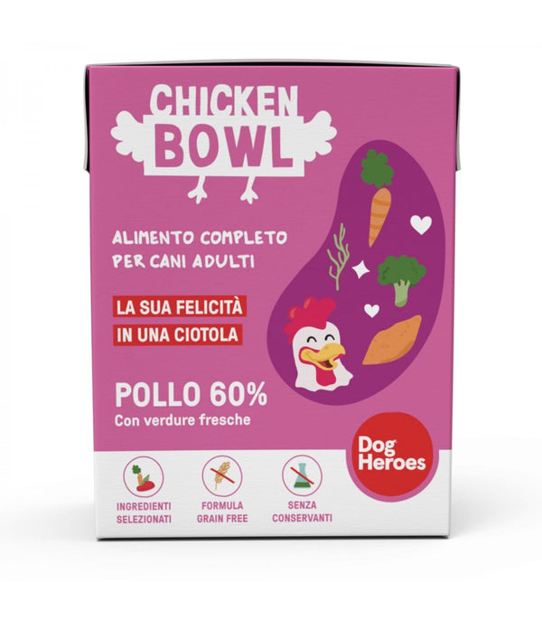 DOG HEORS CHICKEN BOWL 390 GR
