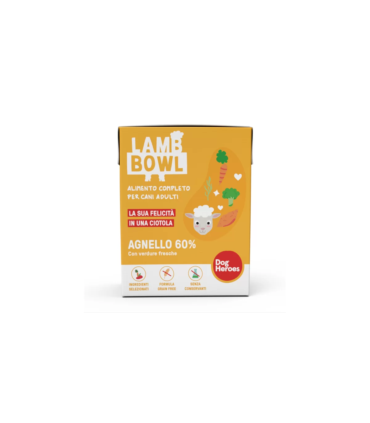 DOG HEORS LAMB BOWL 390 GR