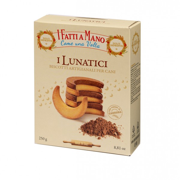 DOLCI IMPRONTE I LUNATICI CON CARRUBA 250 GR