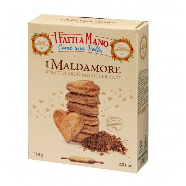 DOLCI IMPRONTE I MALDAMORE CON CARRUBA 250 GR