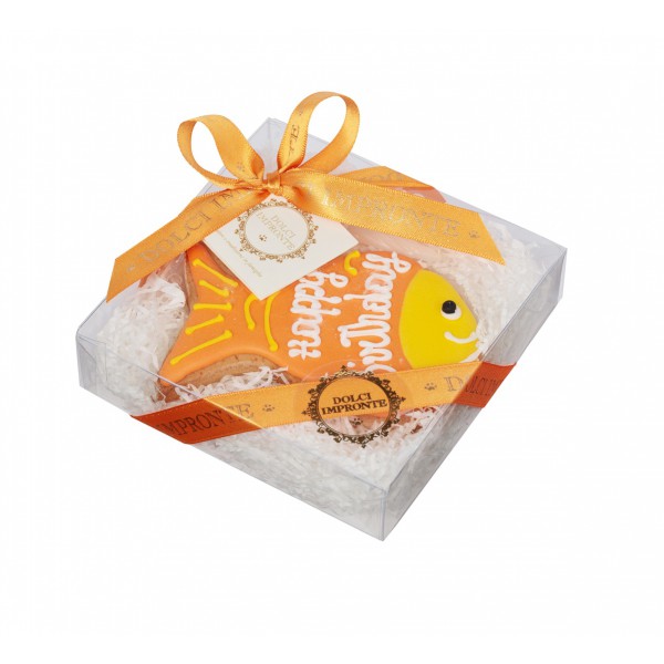 DOLCI IMPRONTE TORTA GATTO PESCE ARANCIONE 73 GR