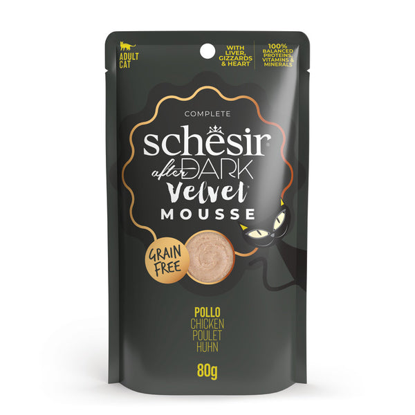 SCHESIR DARK MOUSSE POLLO 80 GR