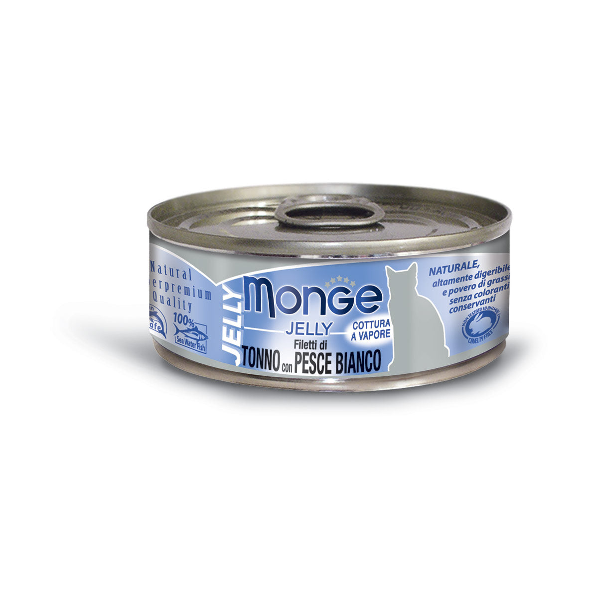 MONGE JELLY TONNO CON PESCE BIANCO 80 GR