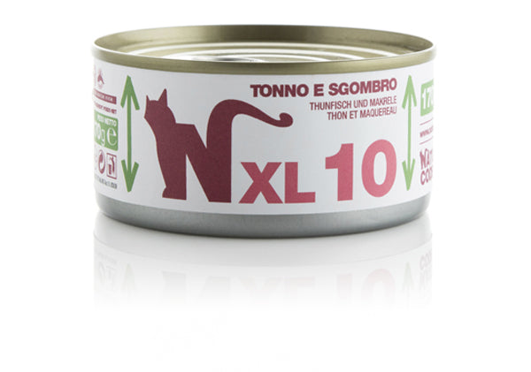 NATURAL CODE GATTO XL 10 TONNO E SGOMBRO 170 GR