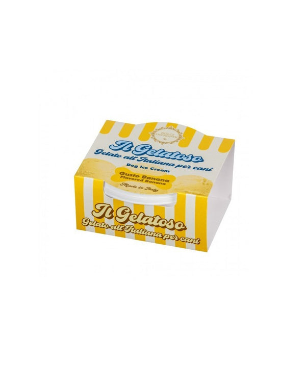 DOLCI IMPRONTE GELATO DELATTOSATO PER CANI AROMA BANANA 40GR
