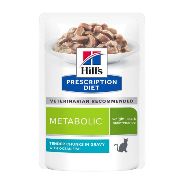 HILL'S PRESCRIPTION DIET METABOLIC GATTO BUSTINA TONNO 85 GR