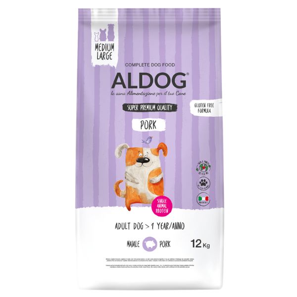 ALDOG ADULT MEDIUM LARGE PORK MAIALE 3 KG
