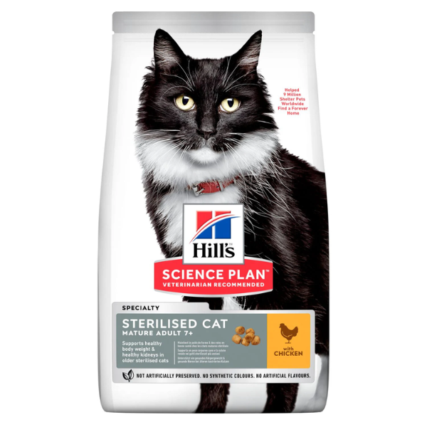 HILL'S STERILISED GATTO MATURE 1,5 KG POLLO
