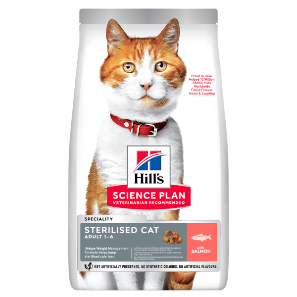HILL'S STERILISED GATTO ADULT 1,5 KG SALMONE