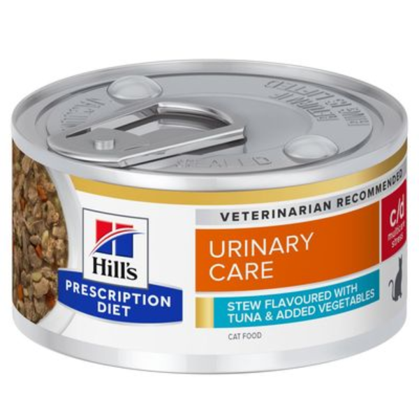 HILL'S PRESCRIPTION DIET C/D GATTO SPEZZATINO SALMONE 82 GR