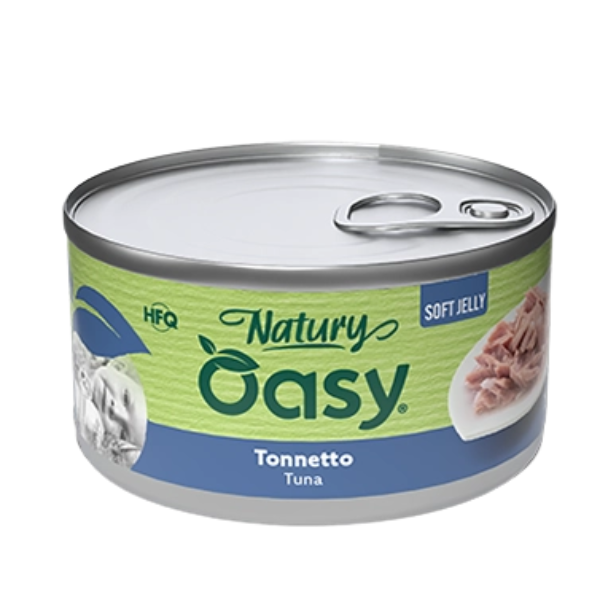 OASY NATURY GATTO SOFT JELLY TONNETTO 85 GR
